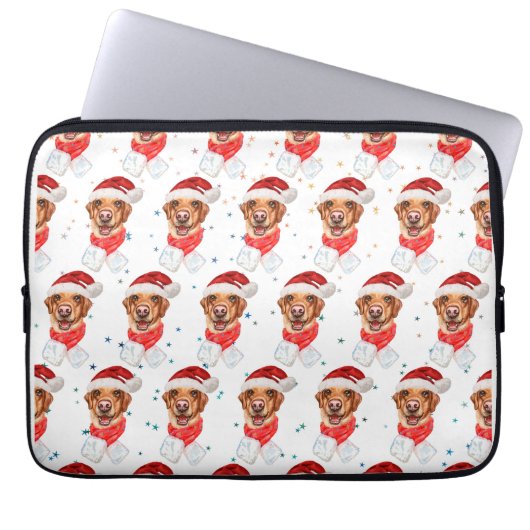 Labrador Dog Breed Christmas Laptopschutzhülle (Vorderseite)