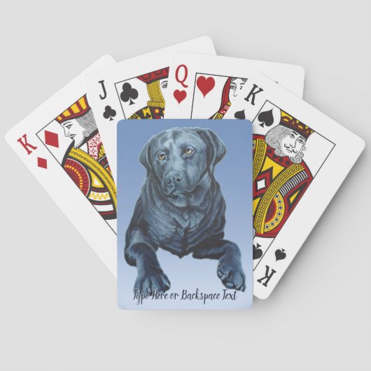 Labrador Dog Cards Hunting Dog Art Playing Cards Spielkarten (Rückseite)