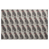 Labrador Dog Chocolate Muster Stoff (Fat Quarter (45,7 x 55,9 cm))