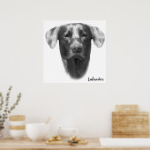Labrador Dog Classic Poster (Küche)