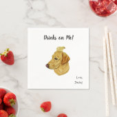 Labrador Dog Cocktail Napkins Serviette (Beispiel)