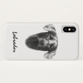 Labrador Dog elegant Case-Mate iPhone Hülle (Rückseite (Horizontal))