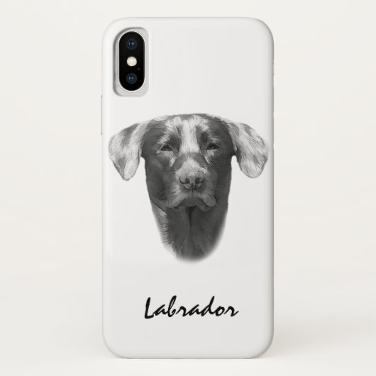 Labrador Dog elegant Case-Mate iPhone Hülle (Rückseite)