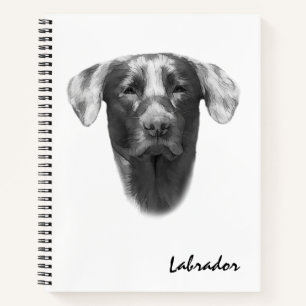 Labrador Dog elegant Notizblock