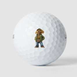 Labrador Dog Lover Golf Balls Golfball