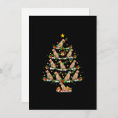 Labrador Dog Lover Xmas Lights Labrador Christmas Einladung (Vorne/Hinten)