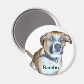 Labrador Dog-Magnet Magnet (Vorderseite/Rückseite)