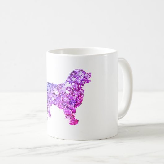 Labrador Dog Mandala Elements Classic Tasse (VorderseiteRechts)