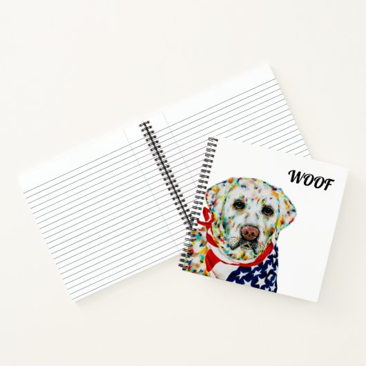 Labrador-Dog-Notebook Notizblock (Innenseite)