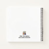 Labrador-Dog-Notebook Notizblock (Rückseite)