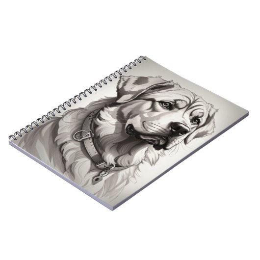 Labrador Dog Notizblock (Linke Seite)