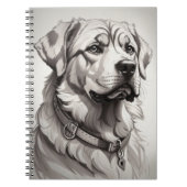 Labrador Dog Notizblock (Vorderseite)