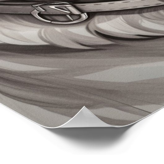 Labrador Dog Poster (Ecke)