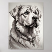 Labrador Dog Poster (Vorne)