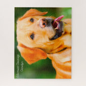 Labrador Dog. Puzzle (Vertikal)
