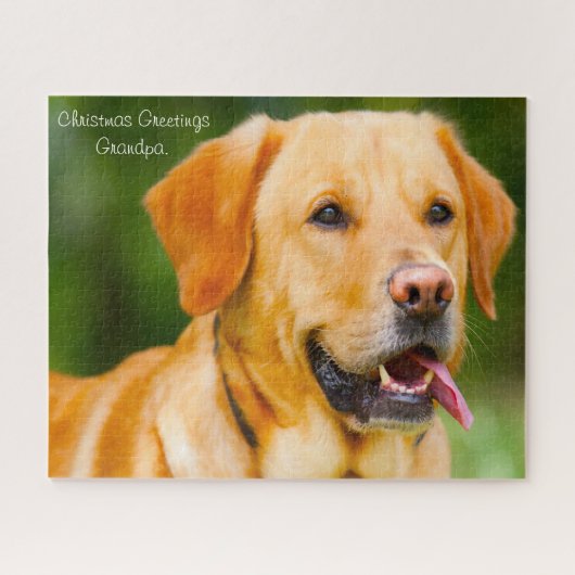 Labrador Dog. Puzzle (Horizontal)