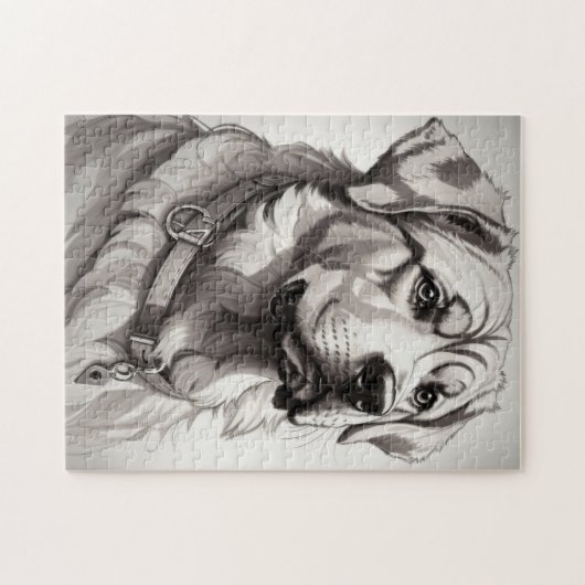 Labrador Dog Puzzle (Horizontal)