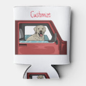 Labrador Dog Riding Shotgun Thunder_Cove Dosenkühler (Vorderseite)