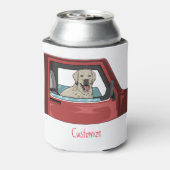 Labrador Dog Riding Shotgun Thunder_Cove Dosenkühler (Kanne Rückseite)