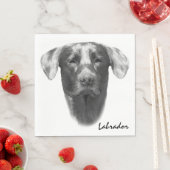 Labrador Dog stylish Serviette (Beispiel)
