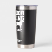 Labrador Dog Trainer Thermobecher (Links)