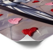 Labrador Dog Valentine's Day  Poster (Ecke)