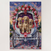 Labrador Dog Valentine's Day  Puzzle (Vertikal)