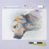 Labrador Dog Watercolor Seidenpapier (Handwerk)