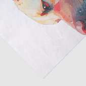 Labrador Dog Watercolor Seidenpapier (Detail)