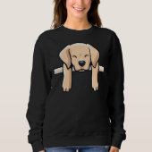 Labrador Doppy Puppy Sweatshirt (Vorderseite)