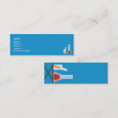 Labrador - dünn mini visitenkarte (Vorne/Hinten)