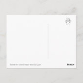 Labrador Duo beobachtet Postkarte (Rückseite)