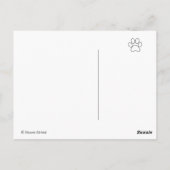 Labrador Duo Watching You Danke Postcard Postkarte (Rückseite)