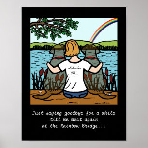 Labrador-Engel mit Schokolade und Mama 3 Poster