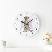Labrador-Engels-Uhr Große Wanduhr (Zuhause)