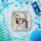 Labrador, Entenjagd Pappteller (Party)