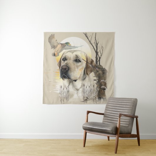 Labrador, Entenjagd Wandteppich (Beispiel)