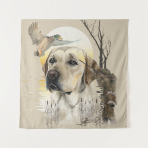 Labrador, Entenjagd Wandteppich