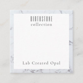 Labrador erstellt Opal Necklace Packaging Card Begleitkarte