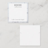 Labrador erstellt Opal Necklace Packaging Card Begleitkarte (Vorne/Hinten)