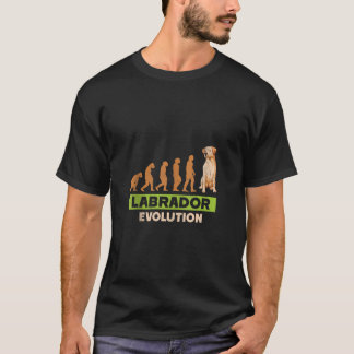 LABRADOR EVOLUTION Labrador Retriever Lustiger Hun T-Shirt