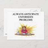 Labrador-Explosion Postkarte (Vorne/Hinten)