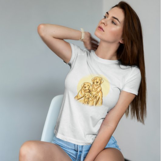 Labrador-Familie T-Shirt