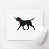 Labrador Fetch Golfschläger Süße Golfspielende Sch Mousepad (Mit Mouse)