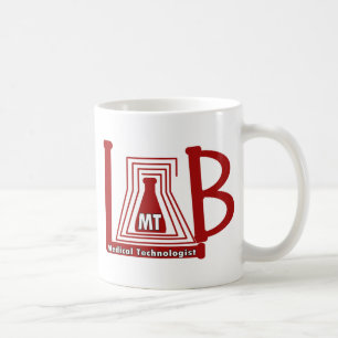 LABRADOR-FLASCHEN-LOGO-M.Ü. - MEDIZINISCHER KAFFEETASSE