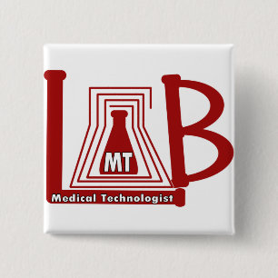LABRADOR FLASK LOGO MT - MEDIZINTECHNOLOGIST BUTTON