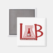 LABRADOR FLASK LOGO MT - MEDIZINTECHNOLOGIST MAGNET (Vorderseite/Rückseite)