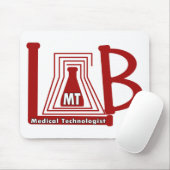 LABRADOR FLASK LOGO MT - MEDIZINTECHNOLOGIST MOUSEPAD (Mit Mouse)