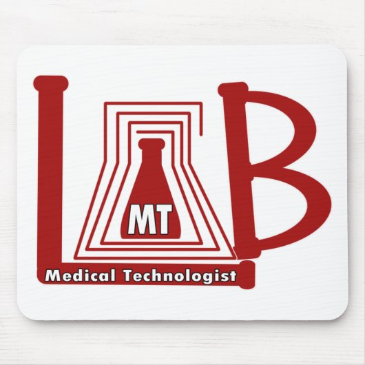 LABRADOR FLASK LOGO MT - MEDIZINTECHNOLOGIST MOUSEPAD (Vorne)