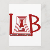 LABRADOR FLASK LOGO MT - MEDIZINTECHNOLOGIST POSTKARTE (Vorderseite)